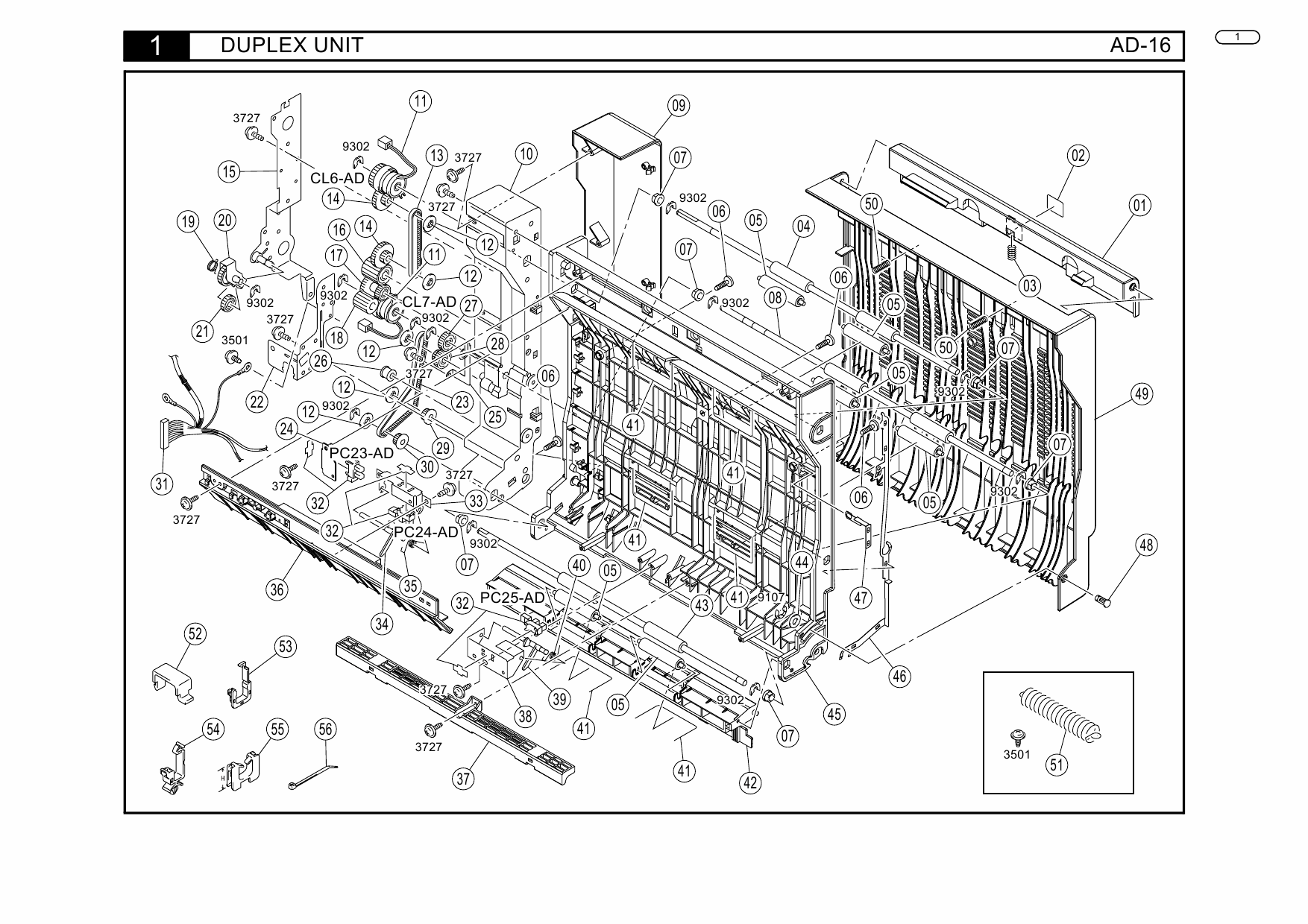 Konica-Minolta Options AD-16 Parts Manual-4